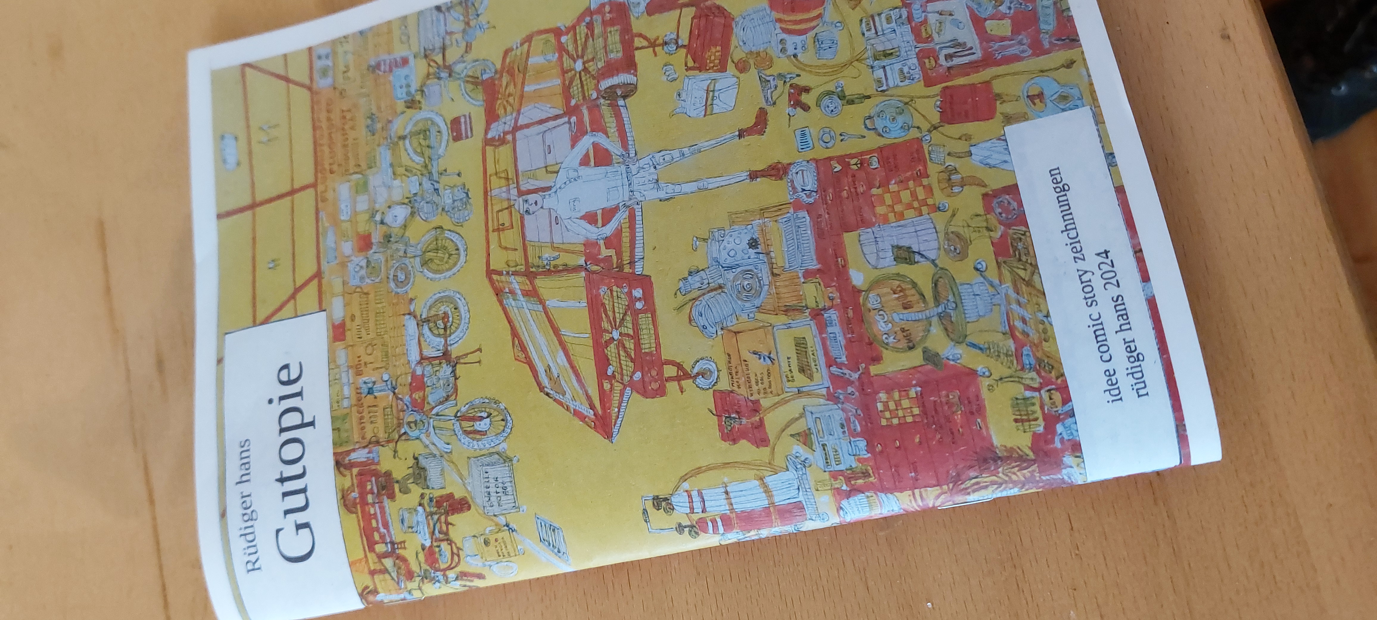 Ein Büchlein bunt enthaltend Comicbuch Gutopie